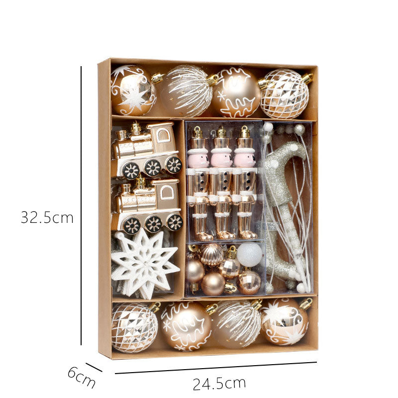 Christmas Decorations 50pcs/set painted Christmas ball set