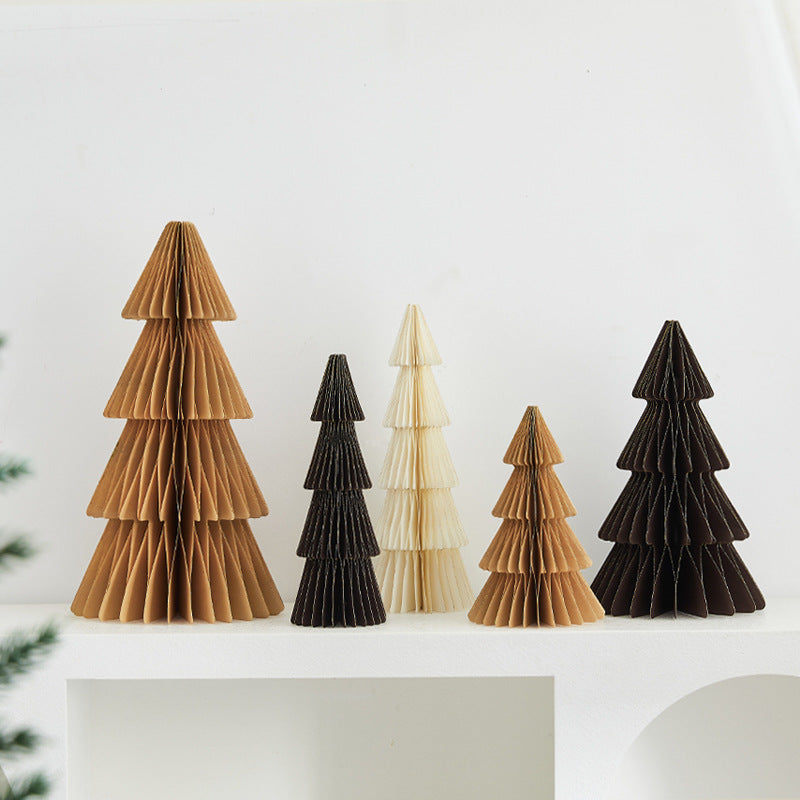 Paper Christmas Tree for Holiday Scene Decoration