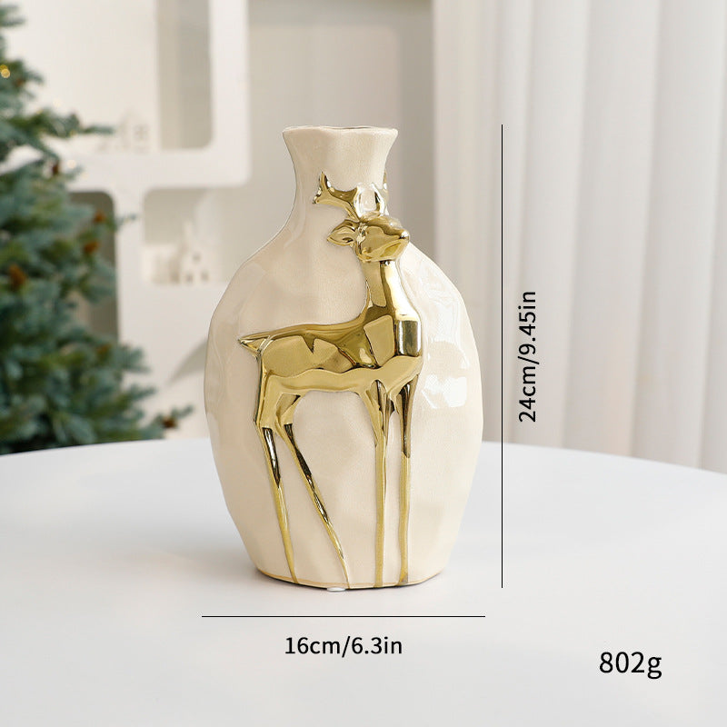 Christmas Bouquet Vase Set \ Elegant Flower Arrangement Decoration Props