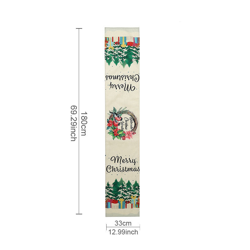 Christmas Decoration Linen Table Flag \ Table Wallpaper Decoration