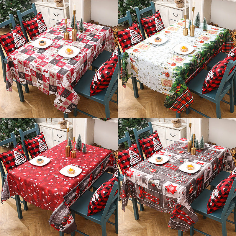 Decoration Creative Christmas Printed Tablecloth