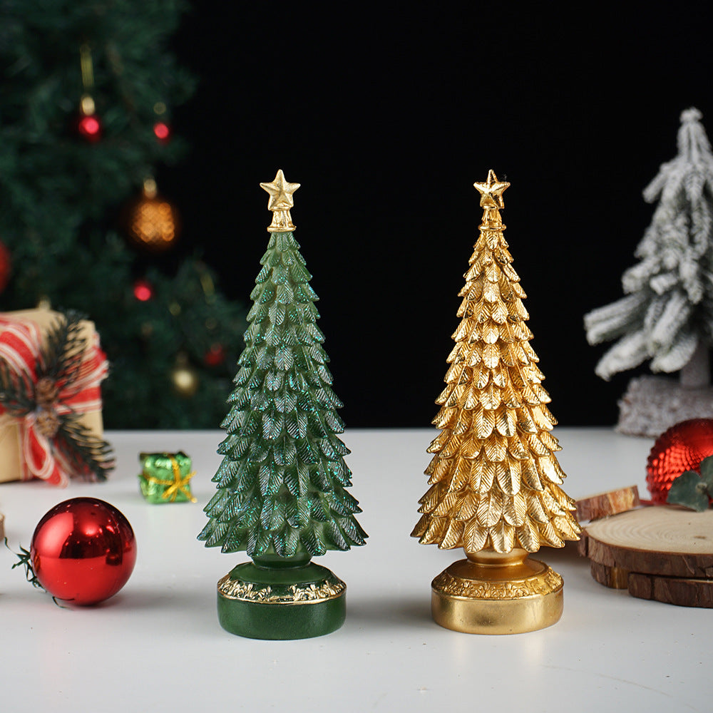Christmas tree ornaments home decor living room tabletop
