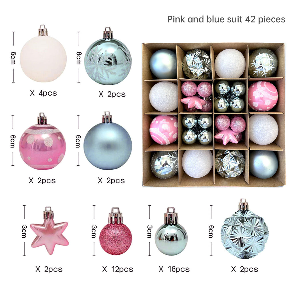 Christmas decoration 6cm  ball special-shaped painted