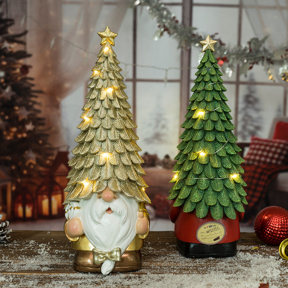 Christmas Dwarves Glowing Gnome Ornaments