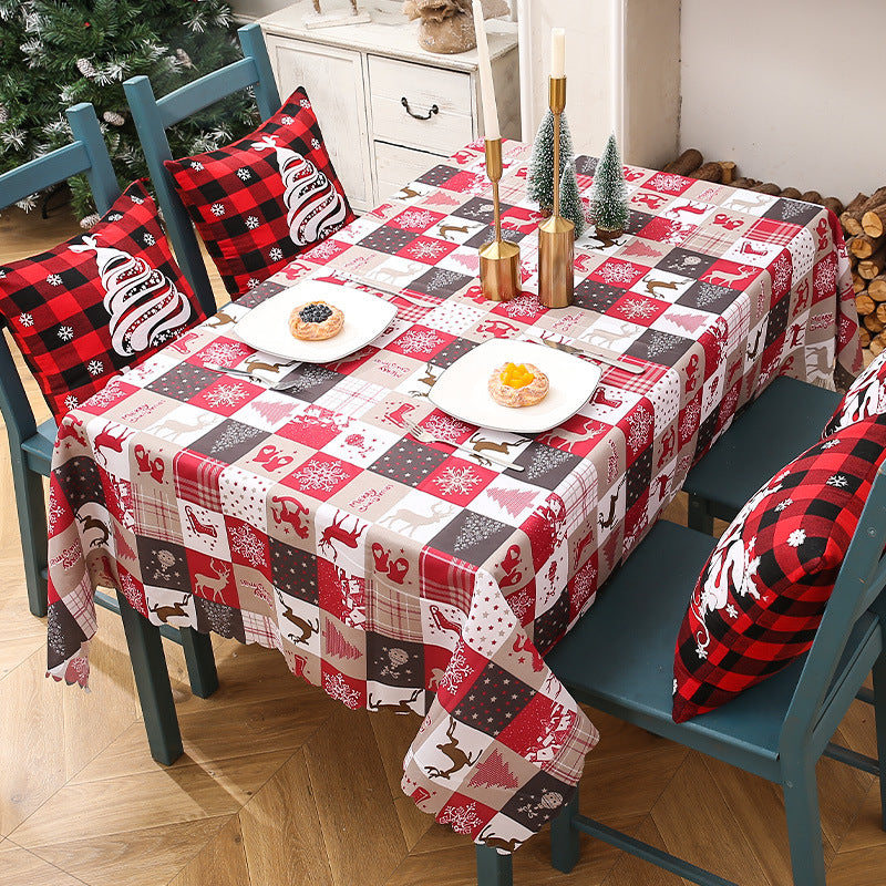 Decoration Creative Christmas Printed Tablecloth