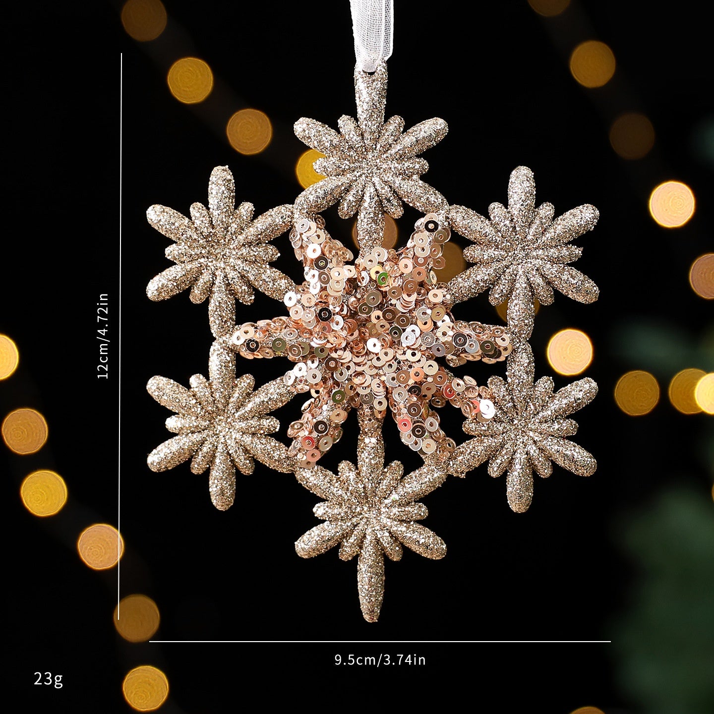 Christmas Tree Decorations Champagne Gold