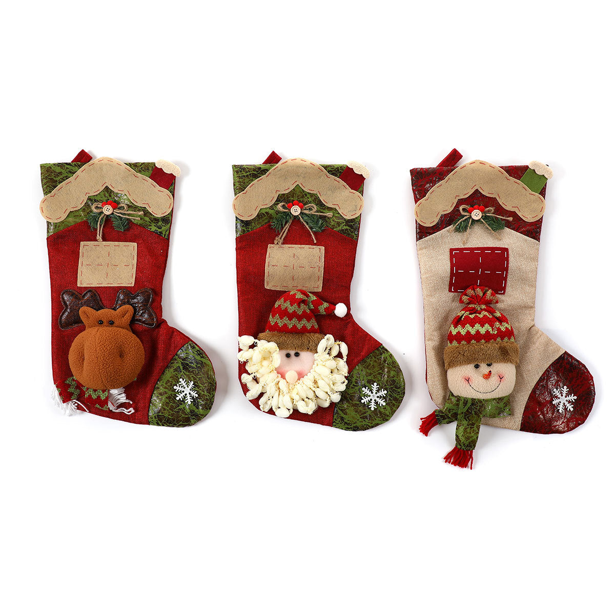 Christmas Socks Christmas Decorations with 3D holiday Character