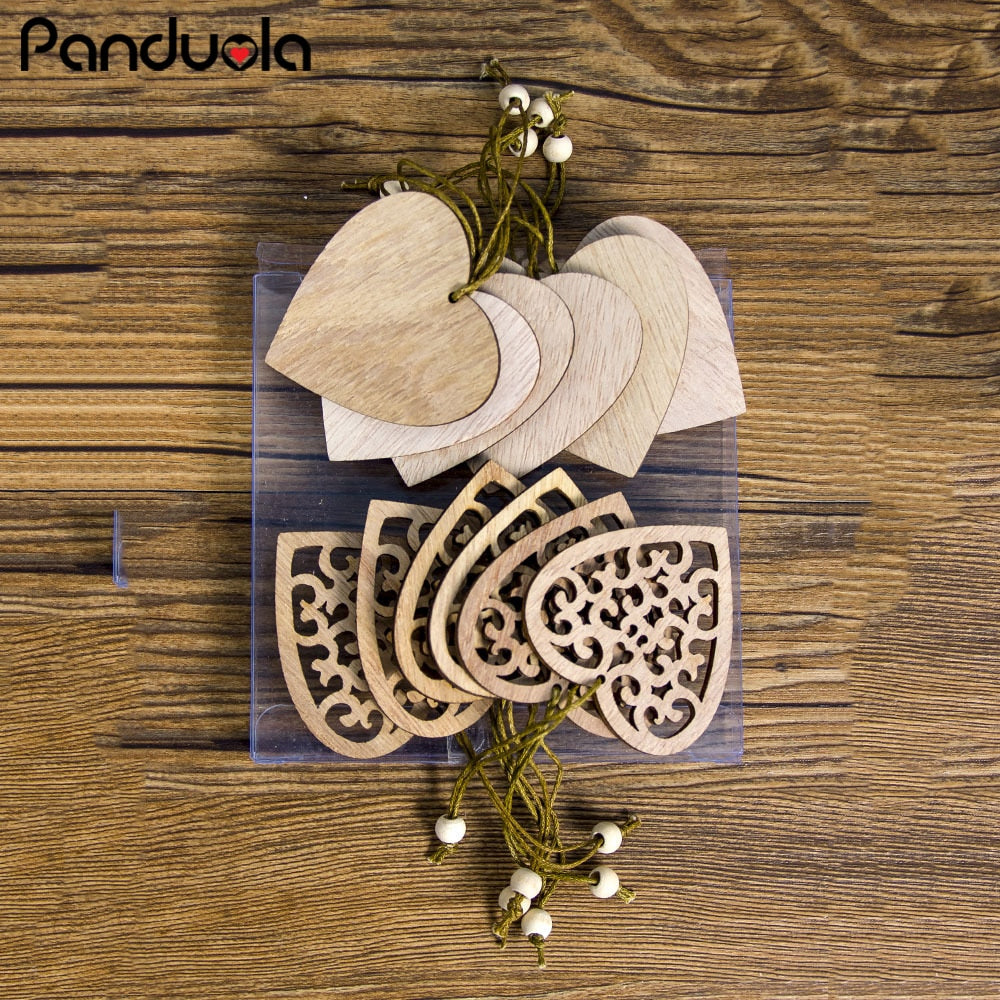 Christmas Tree Ornaments Wood Craft Decorations