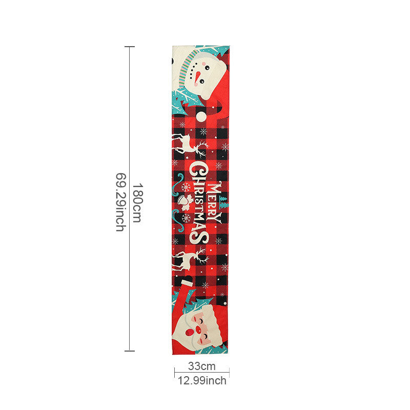 Christmas Decoration Linen Table Flag \ Table Wallpaper Decoration