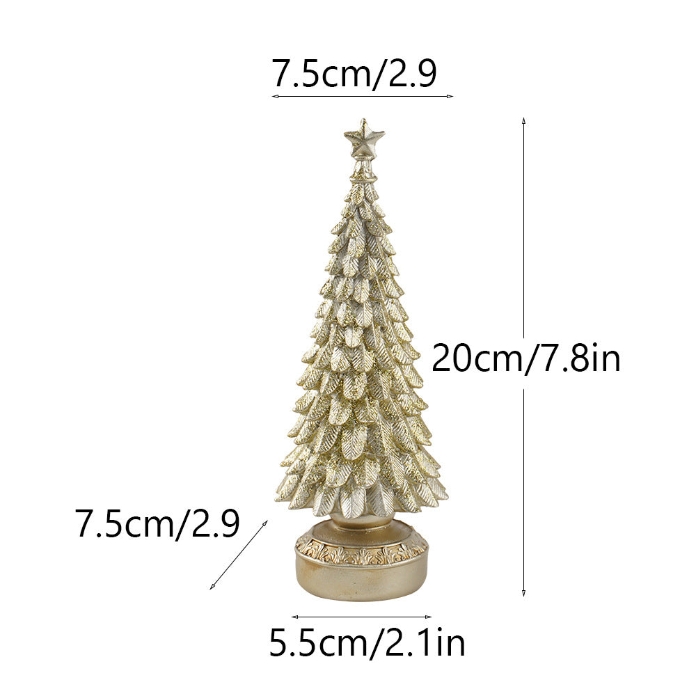 Christmas tree ornaments home decor living room tabletop