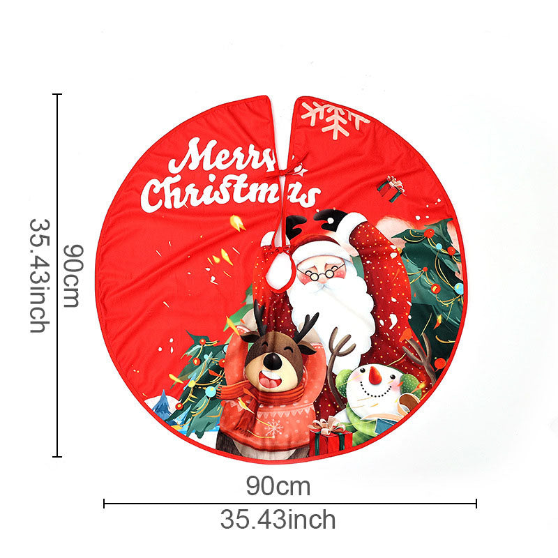 Christmas tree bottom decoration \ Christmas home atmosphere decoration