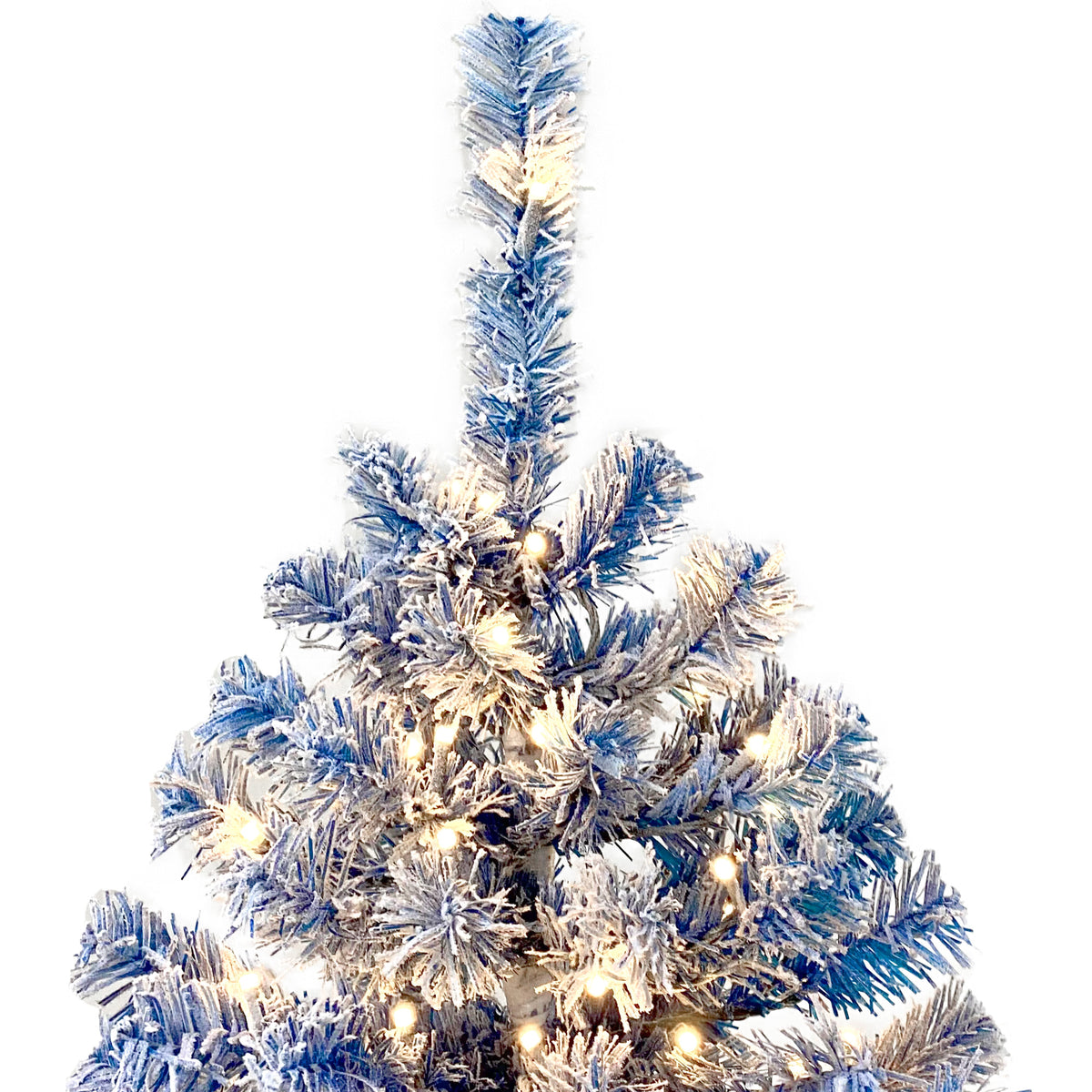 6FT Christmas tree snowflake flocking person with 750 Christmas branches