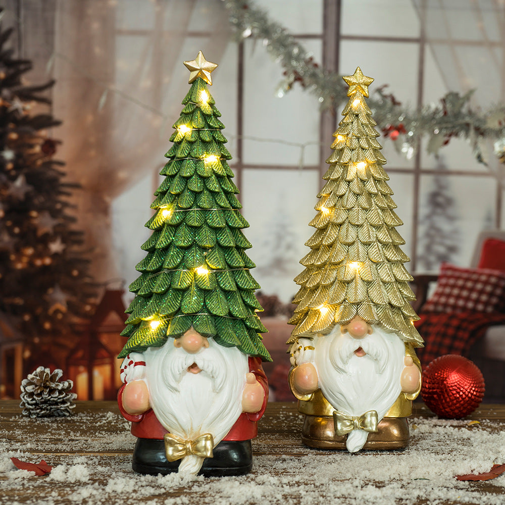 Christmas Dwarves Glowing Gnome Ornaments