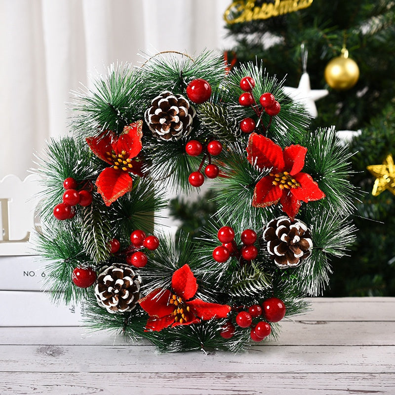 Christmas Decorative Wreath \ Handmade Christmas Door