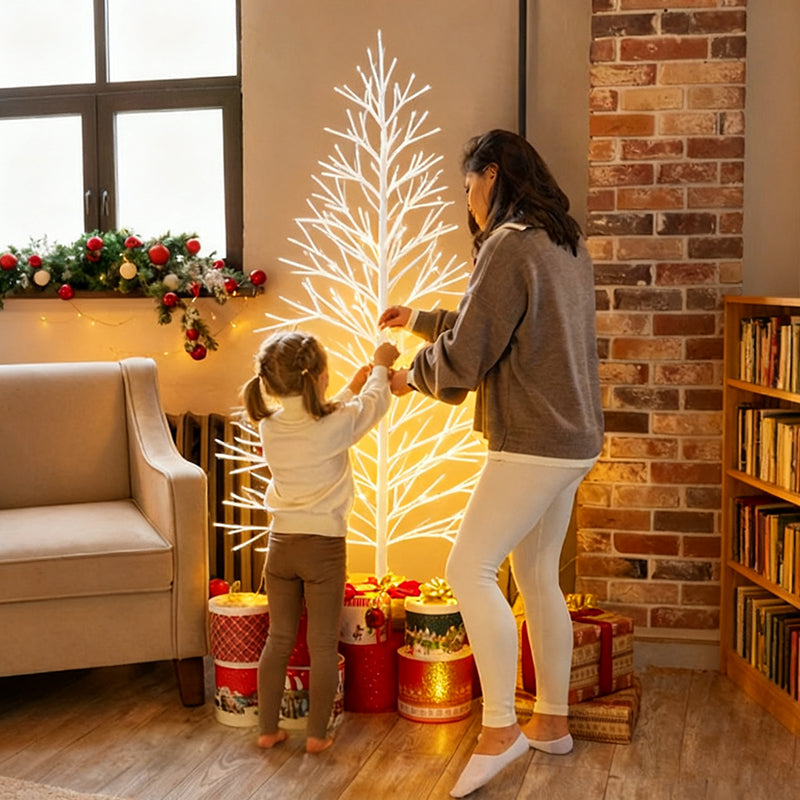 LED Christmas Tree Pre-Lit 9ft, Outdoor/Indoor Artificial Tree \ Holiday Home Decor