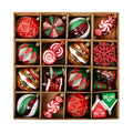 Christmas decorations, plastic balls, holiday party decorations