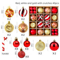 Christmas decoration 6cm  ball special-shaped painted