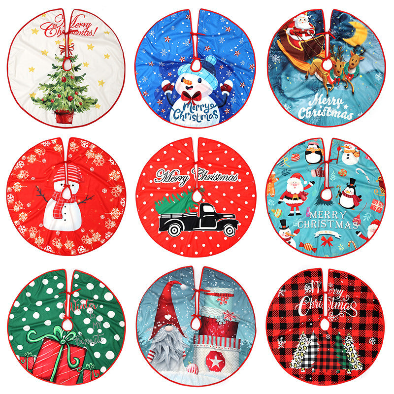 Christmas tree bottom decoration \ Christmas home atmosphere decoration