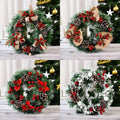 Christmas Decorative Wreath \ Handmade Christmas Door