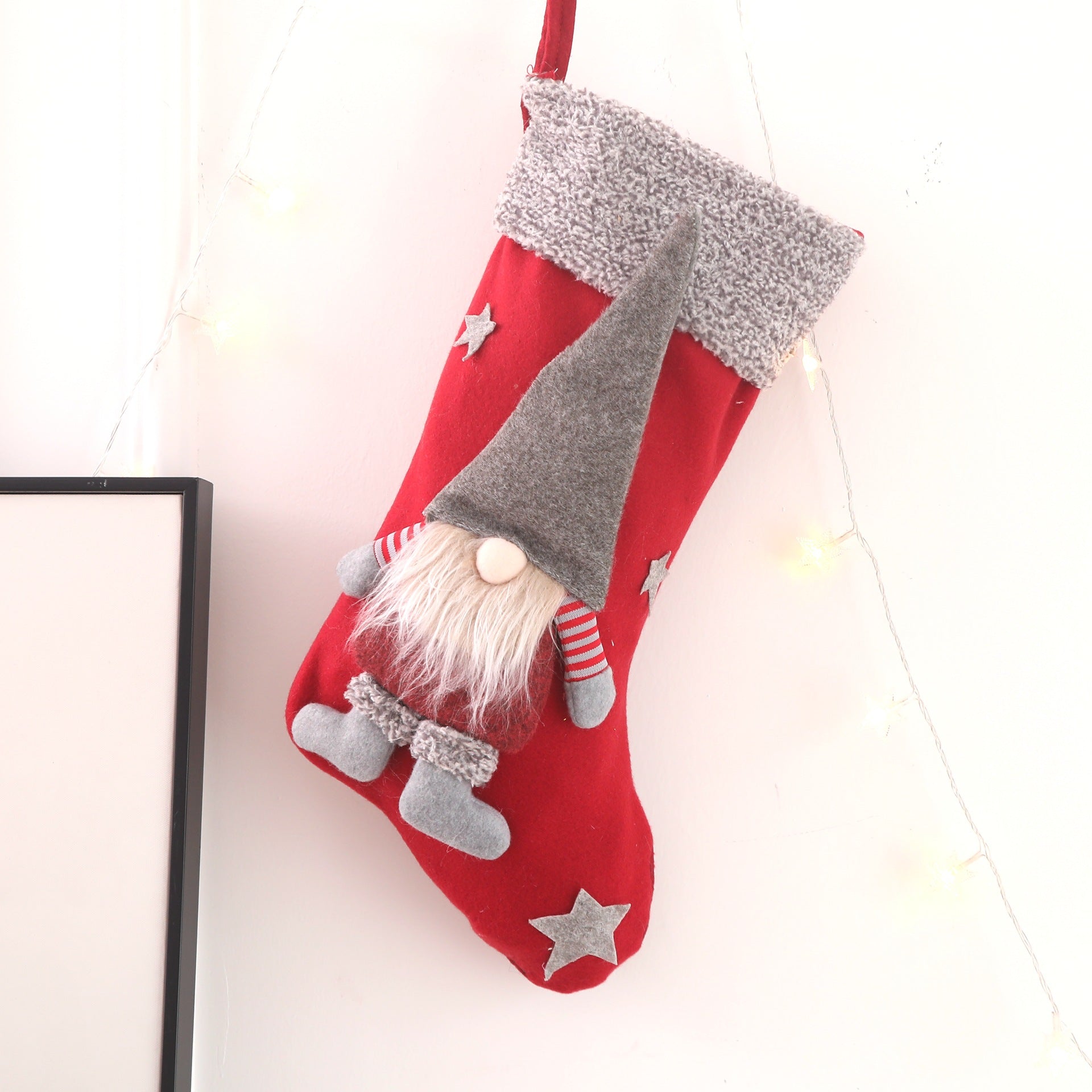 Classic red & white Christmas socking, Christmas gift bags