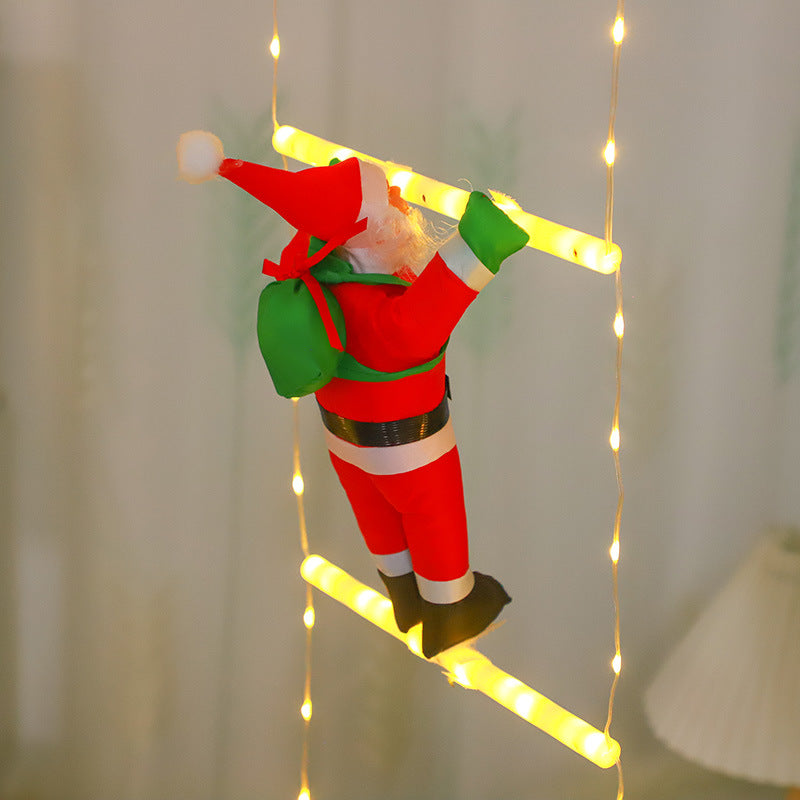 New hanging lights, LED signs, Christmas scene decoration