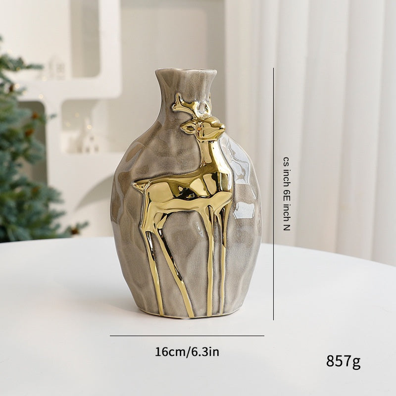 Christmas Bouquet Vase Set \ Elegant Flower Arrangement Decoration Props