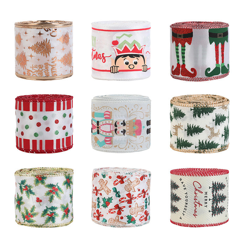 Christmas decoration ribbon, bow tie, Christmas decoration
