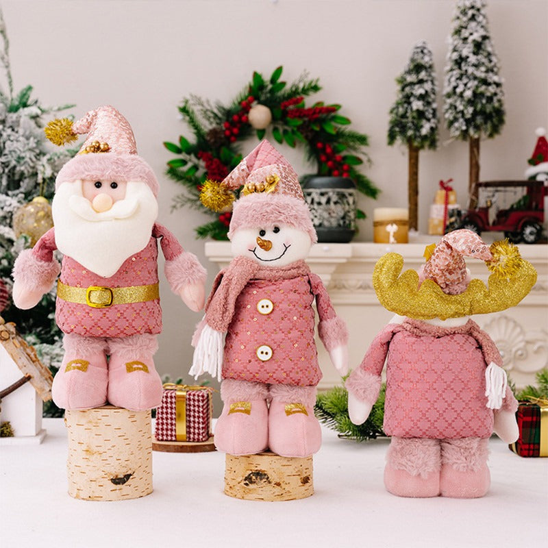 Christmas Decoration Pink Doll \ Christmas Gift