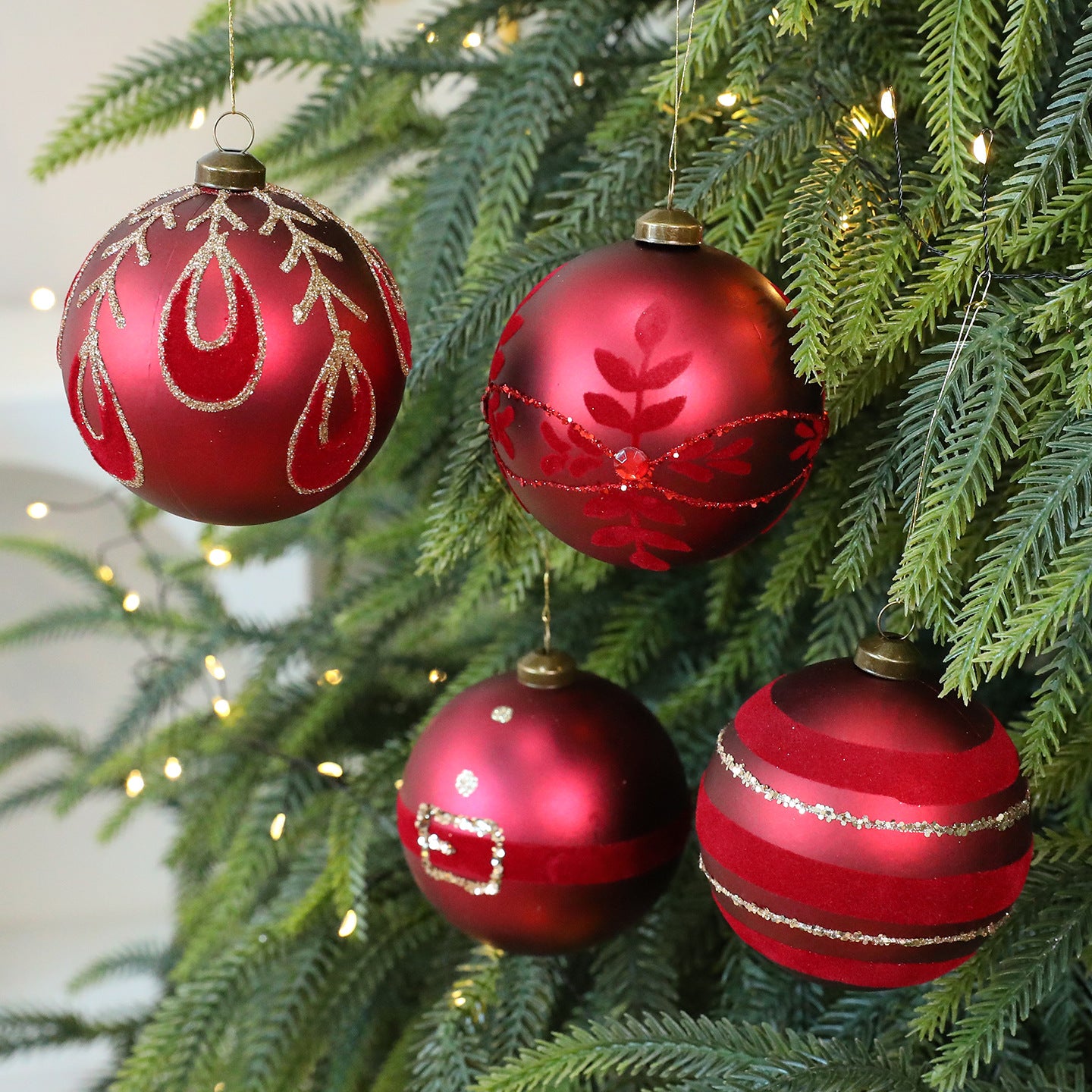 Christmas Ball Decorations 8CM/12PCS Christmas Tree Ornaments