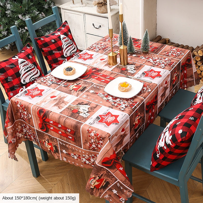 Decoration Creative Christmas Printed Tablecloth