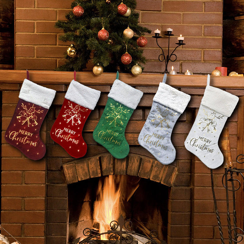 Christmas socks gift bags holiday \ home decorations Christmas tree \ candy bags