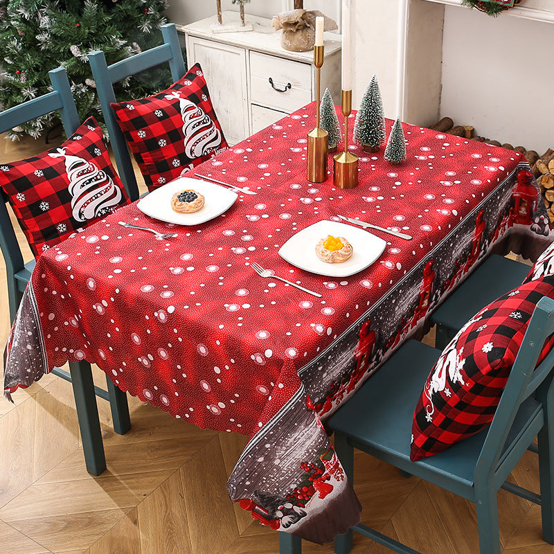 Decoration Creative Christmas Printed Tablecloth