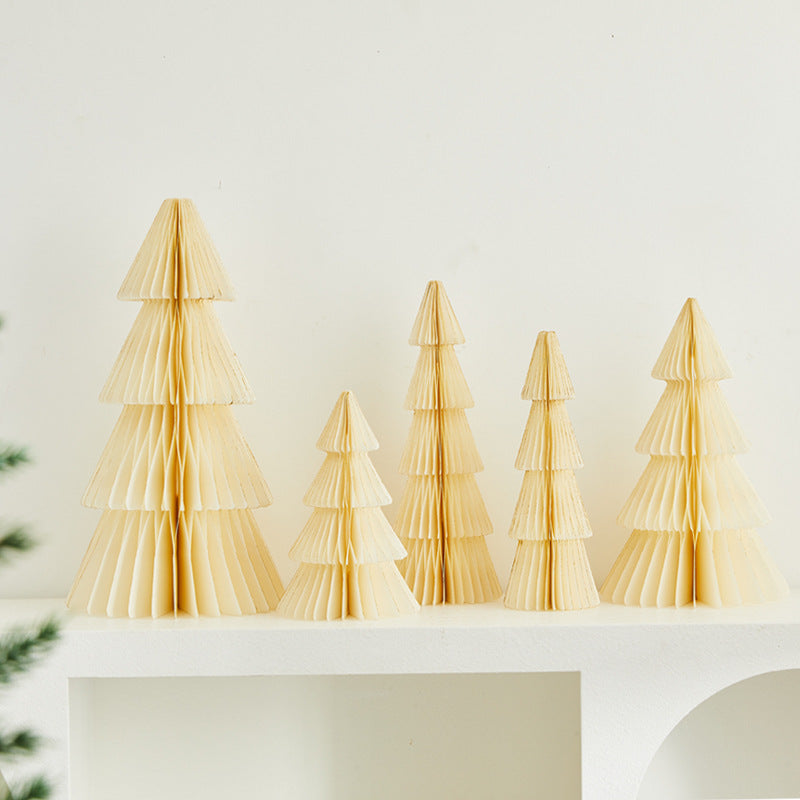 Paper Christmas Tree for Holiday Scene Decoration