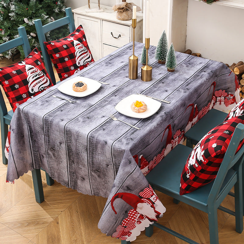 Decoration Creative Christmas Printed Tablecloth