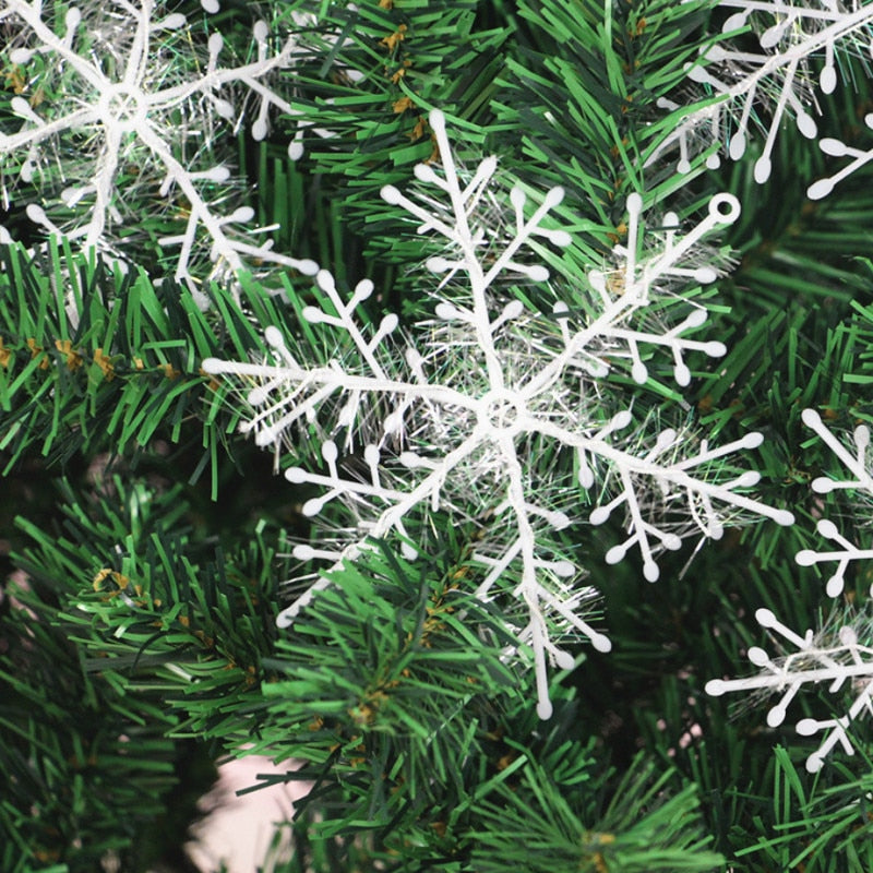 3/9/18/30pcs Christmas Tree Decoration Snowflakes 11cm