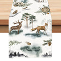 Christmas decoration tablecloth tea flag printed coffee table cloth