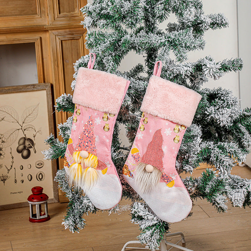 Christmas Decoration Christmas Socks Pink