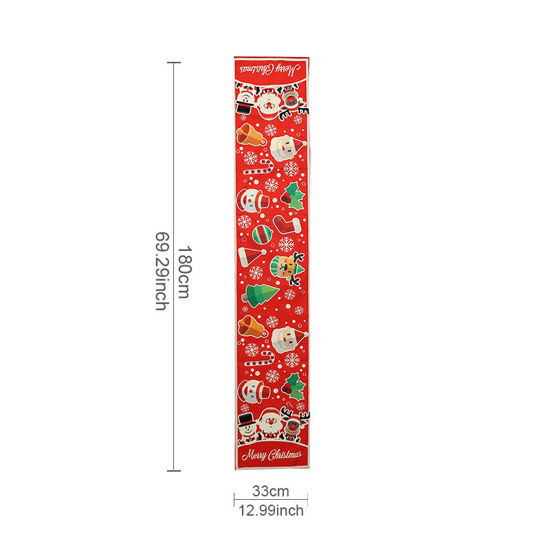 Christmas Decoration Linen Table Flag \ Table Wallpaper Decoration
