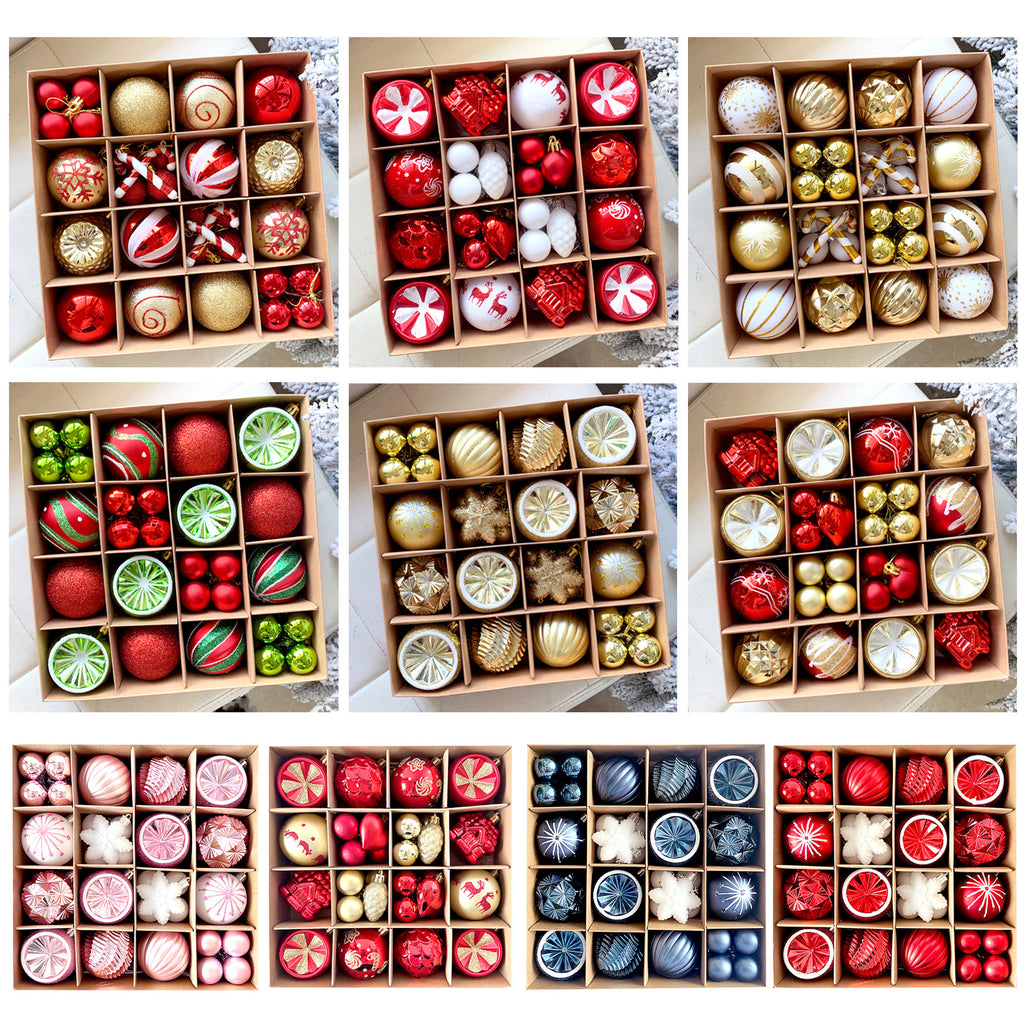Christmas decoration 6cm  ball special-shaped painted