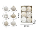 8cm Christmas Tree Hanging Ball Window Decoration Suede Ball