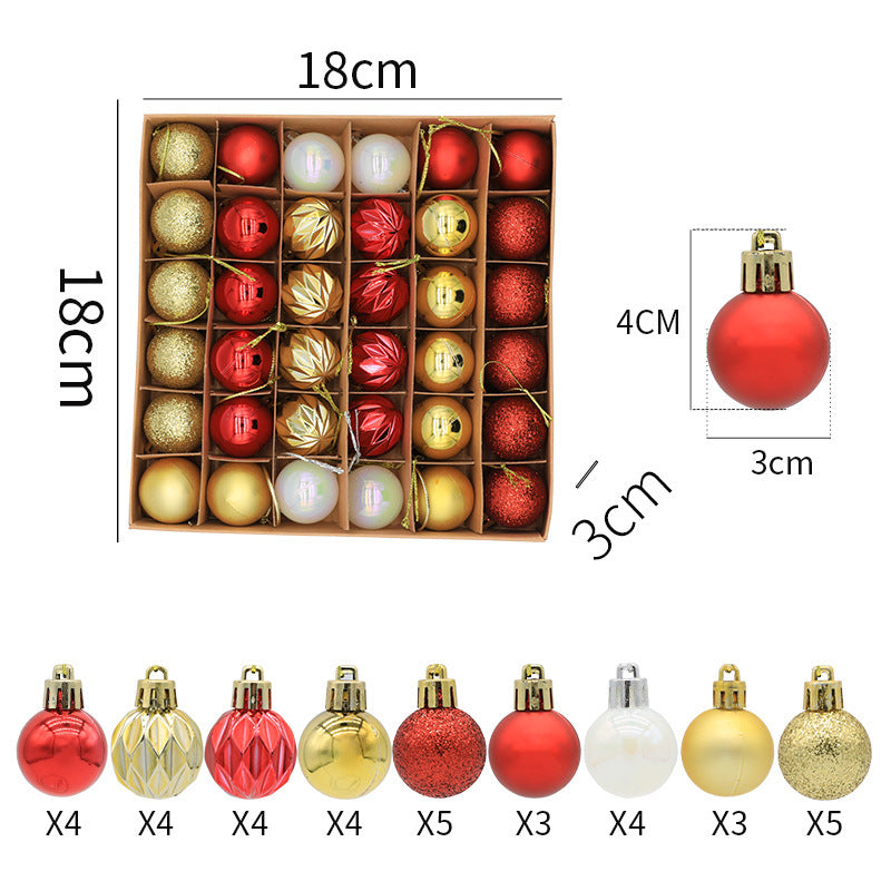 Christmas balls Christmas decorations 36PCS