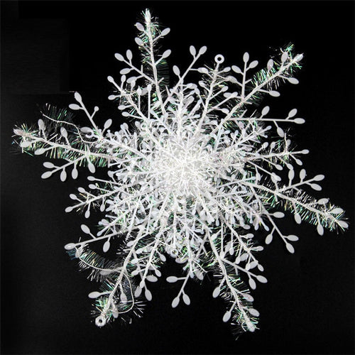 3/9/18/30pcs Christmas Tree Decoration Snowflakes 11cm
