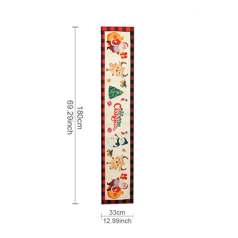 Christmas Decoration Linen Table Flag \ Table Wallpaper Decoration