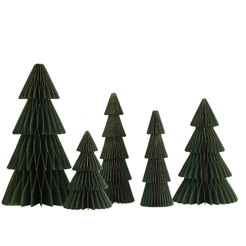 Paper Christmas Tree for Holiday Scene Decoration