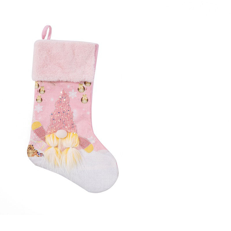 Christmas Decoration Christmas Socks Pink