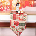 Christmas decorations printed fabrics table flags , family parties