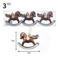 Christmas Carousel Pendant Plastic Christmas Ball  3pcs Box Set