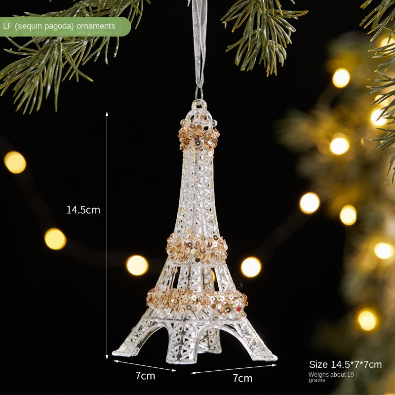 Christmas Decoration Ornaments with Sequins
