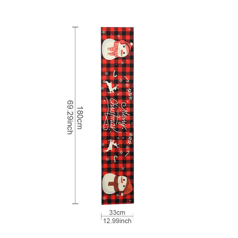 Christmas Decoration Linen Table Flag \ Table Wallpaper Decoration