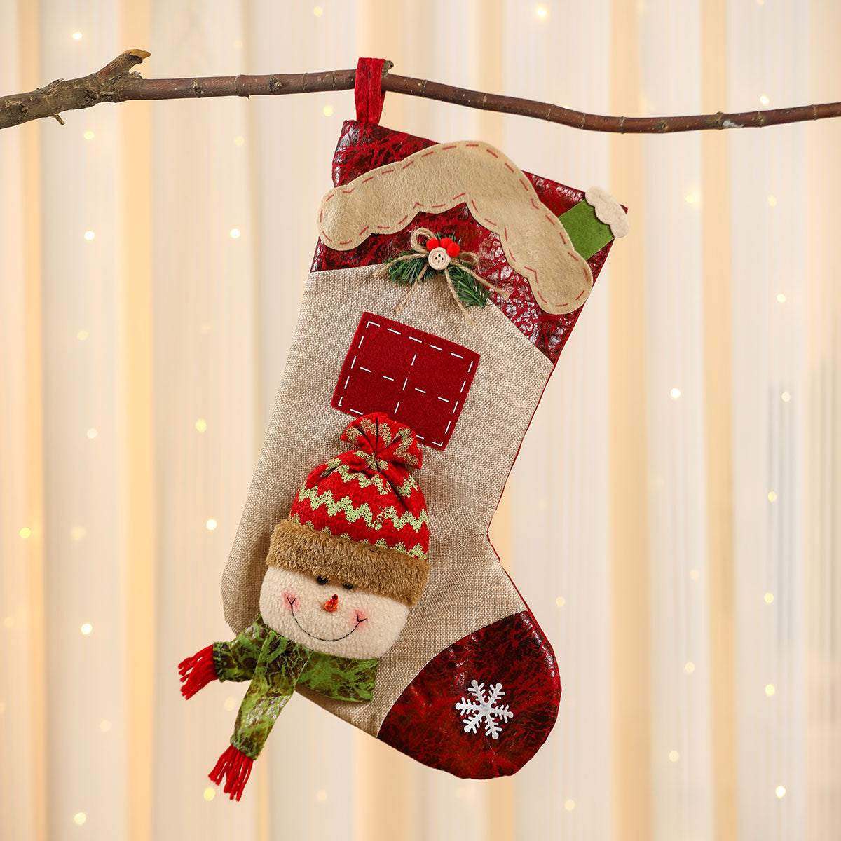 Christmas Socks Christmas Decorations with 3D holiday Character